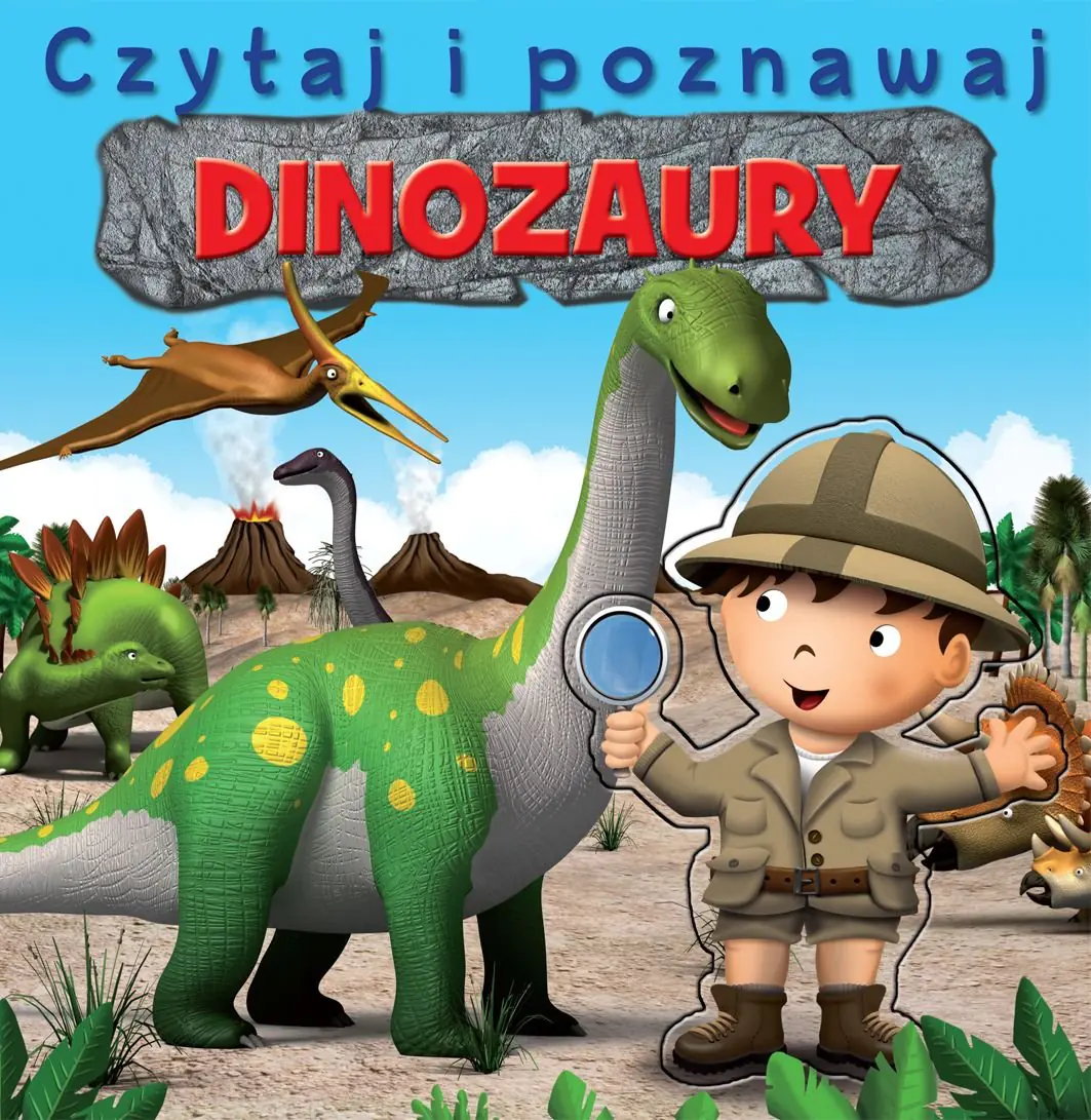 Książka - Czytaj i poznawaj. Dinozaury