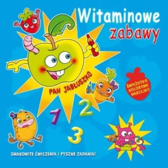 Książka - Witaminowe zabawy. Pan Jabłuszko