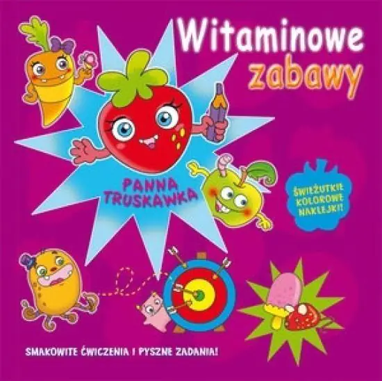 Książka - Witaminowe zabawy. Panna Truskawka