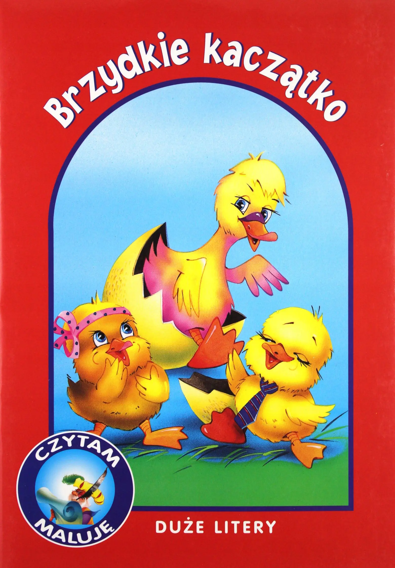 Książka - Czytam, maluję. Duże litery. Brzydkie kaczątko