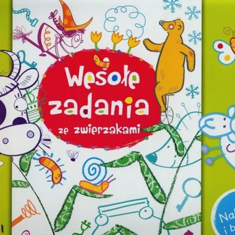 Książka - Wesołe zadania ze zwierzakami