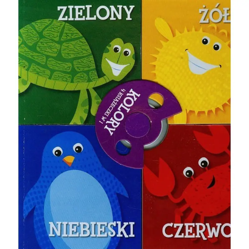 Książka - Kolory. 4 książeczki w 1