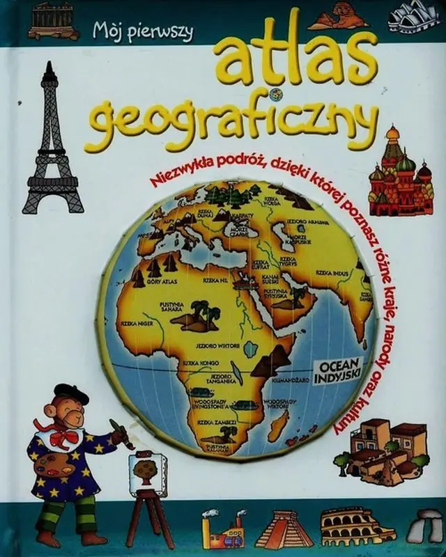 Książka - Mój pierwszy atlas geograficzny