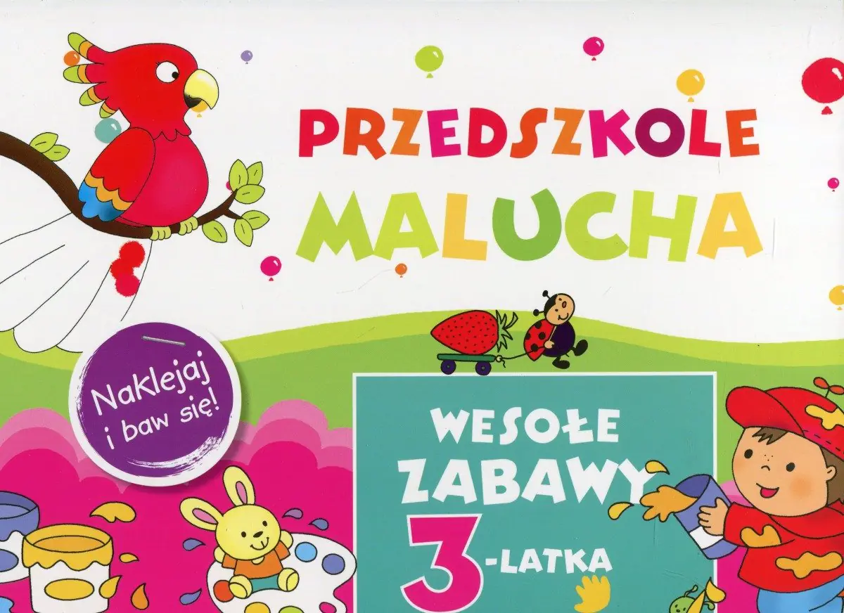 Książka - Przedszkole Malucha. Wesołe zabawy 3-latka