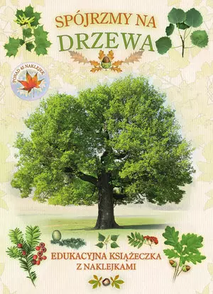 Książka - Spójrzmy na drzewa. Książeczka edukacyjna z naklejkami