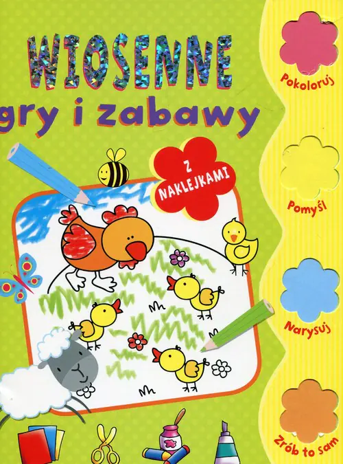 Książka - Wiosenne gry i zabawy