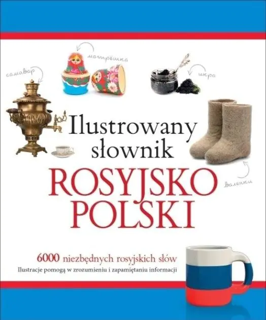 Książka - Ilustrowany s��ownik rosyjsko polski