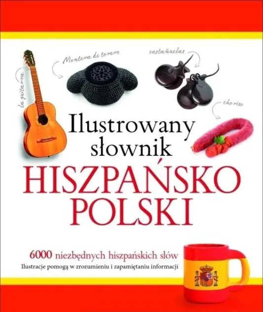 Książka - Ilustrowany słownik hiszpańsko  polski