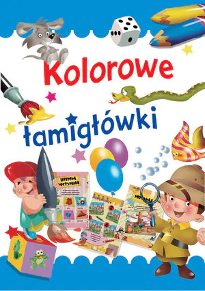 Książka - Kolorowe łamigłówki