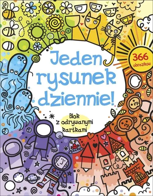 Książka - Jeden rysunek dziennie. Blok z odrywanymi kartkami