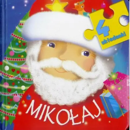 Książka - 4 układanki. Mikołaj