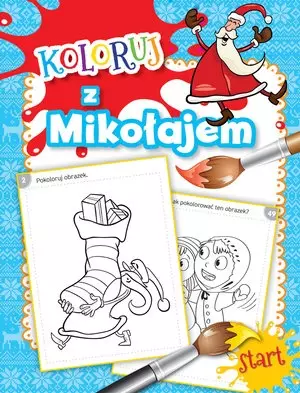 Książka - Koloruj z Mikołajem