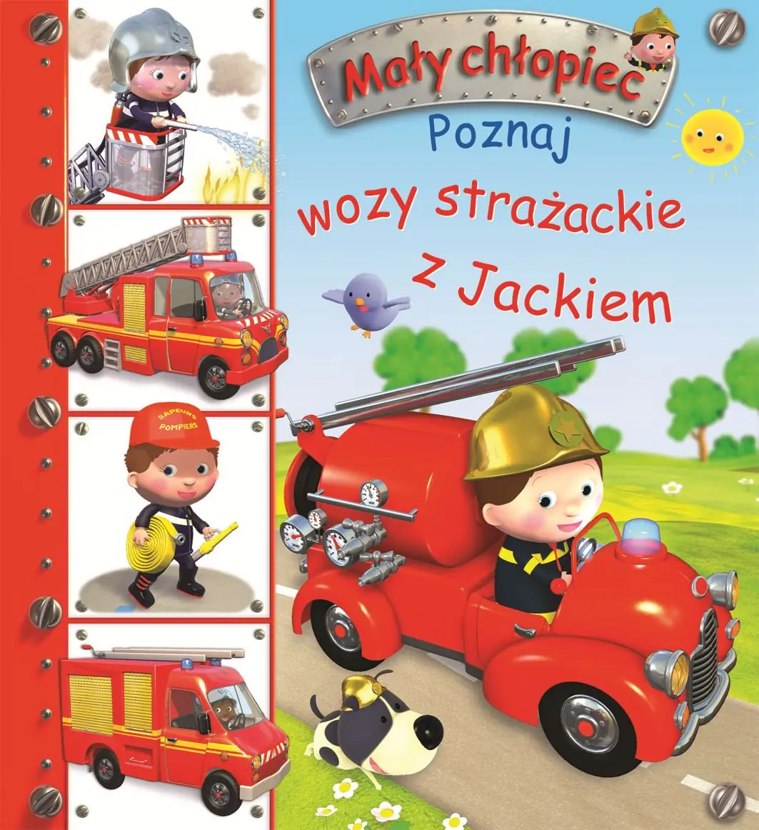 Książka - Mały chłopiec. Poznaj wozy strażackie z Jackiem