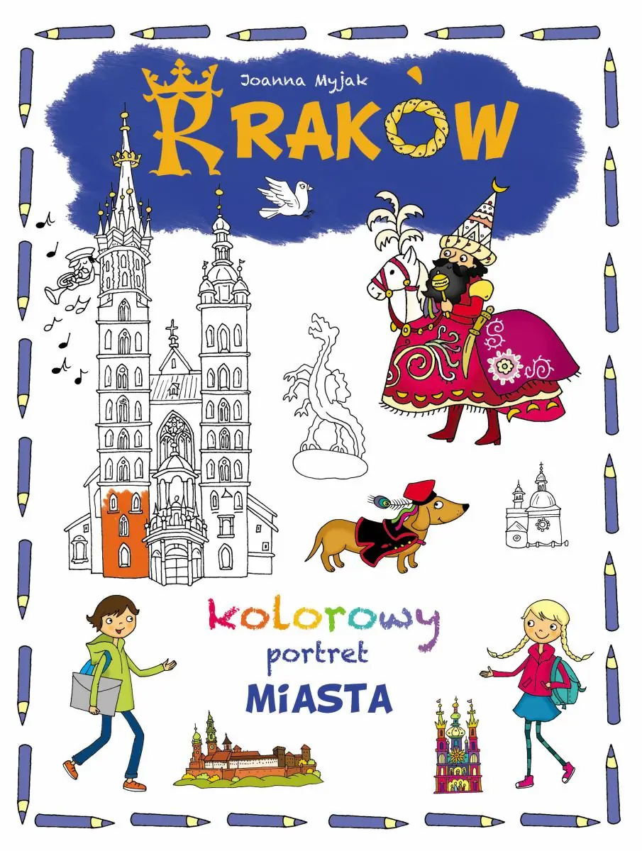 Książka - Kraków kolorowy portret miasta