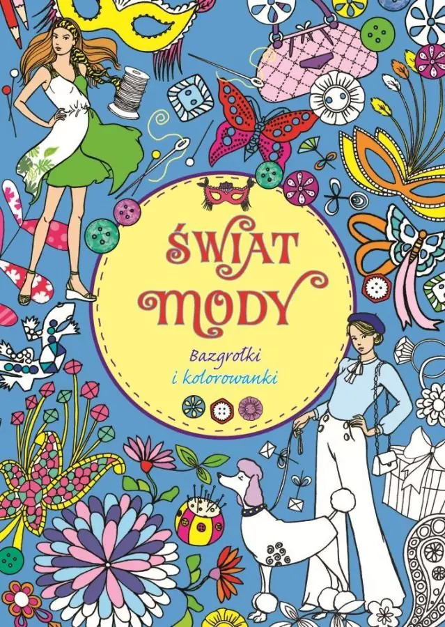 Książka - Świat mody. Bazgrołki i kolorowanki