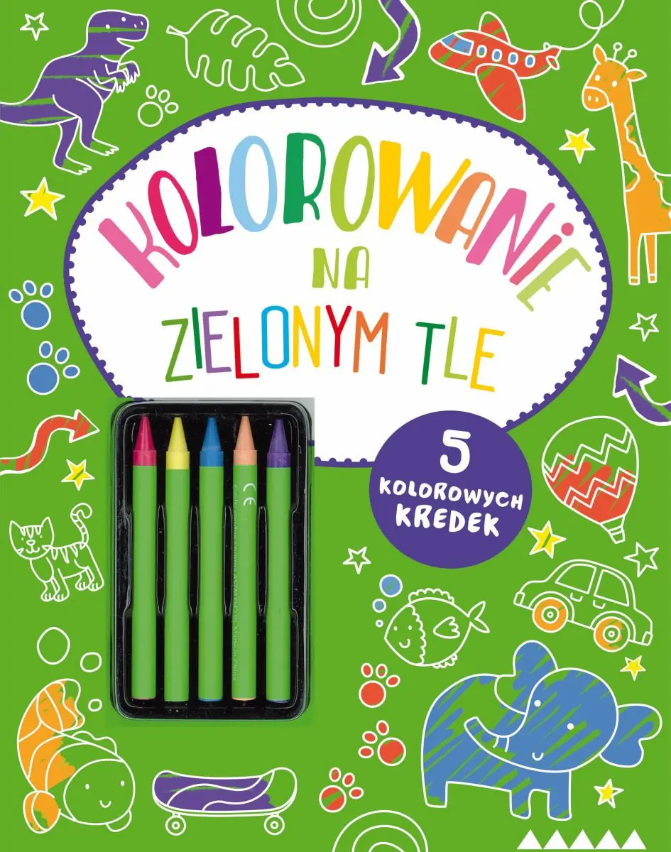 Książka - Kolorowanie na zielonym tle