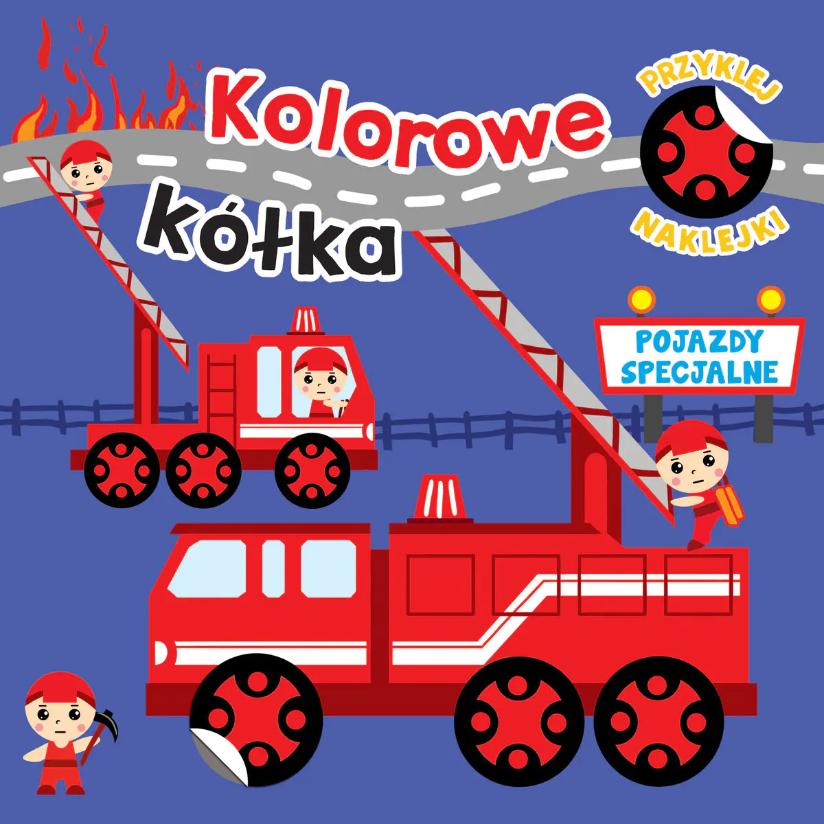 Książka - Pojazdy specjalne. Kolorowe kółka