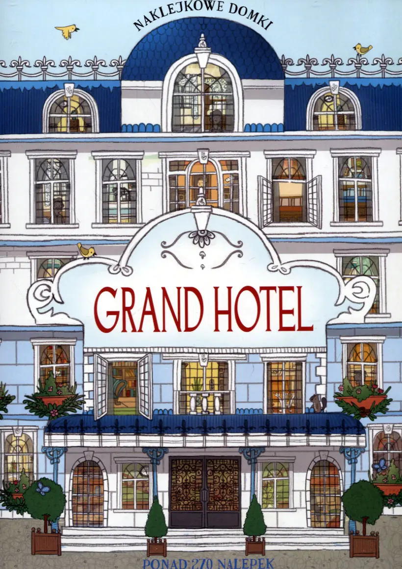 Książka - Naklejkowe domki. Grand Hotel