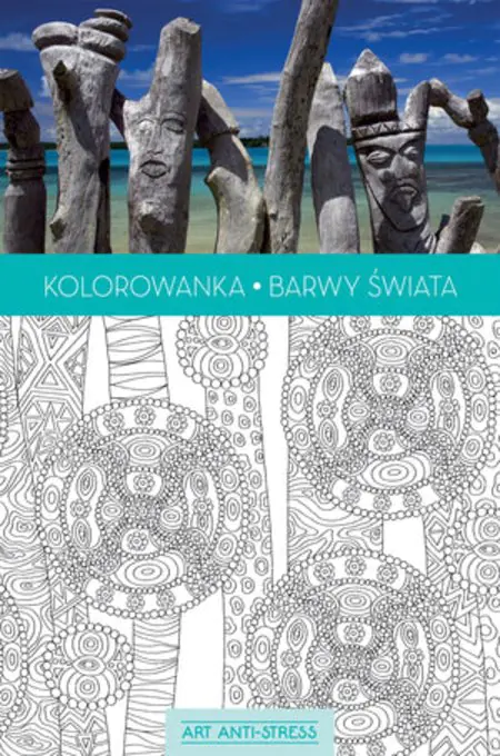 Książka - Barwy świata. Kolorowanka