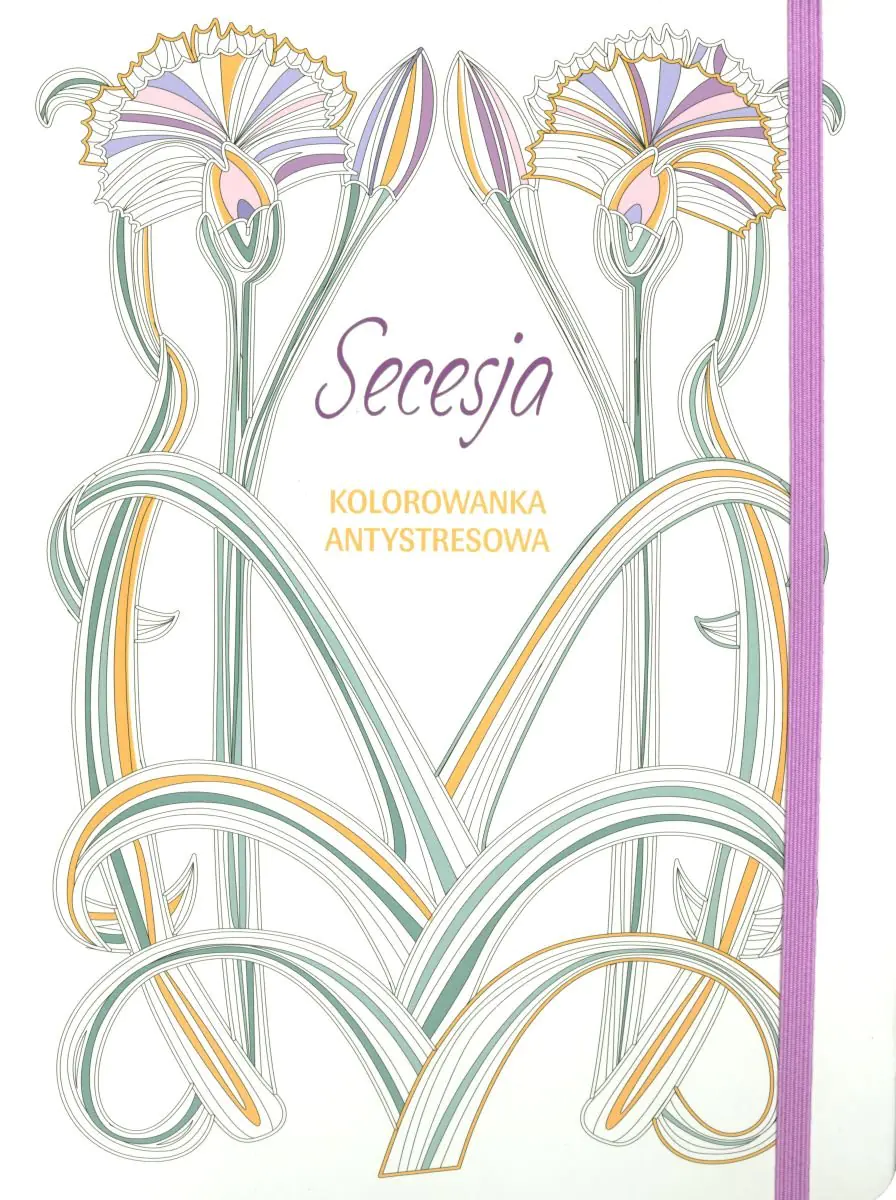 Książka - Secesja. Kolorowanka antystresowa