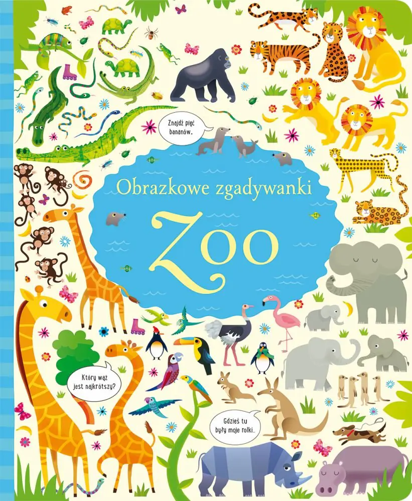 Książka - Obrazkowe zgadywanki. Zoo