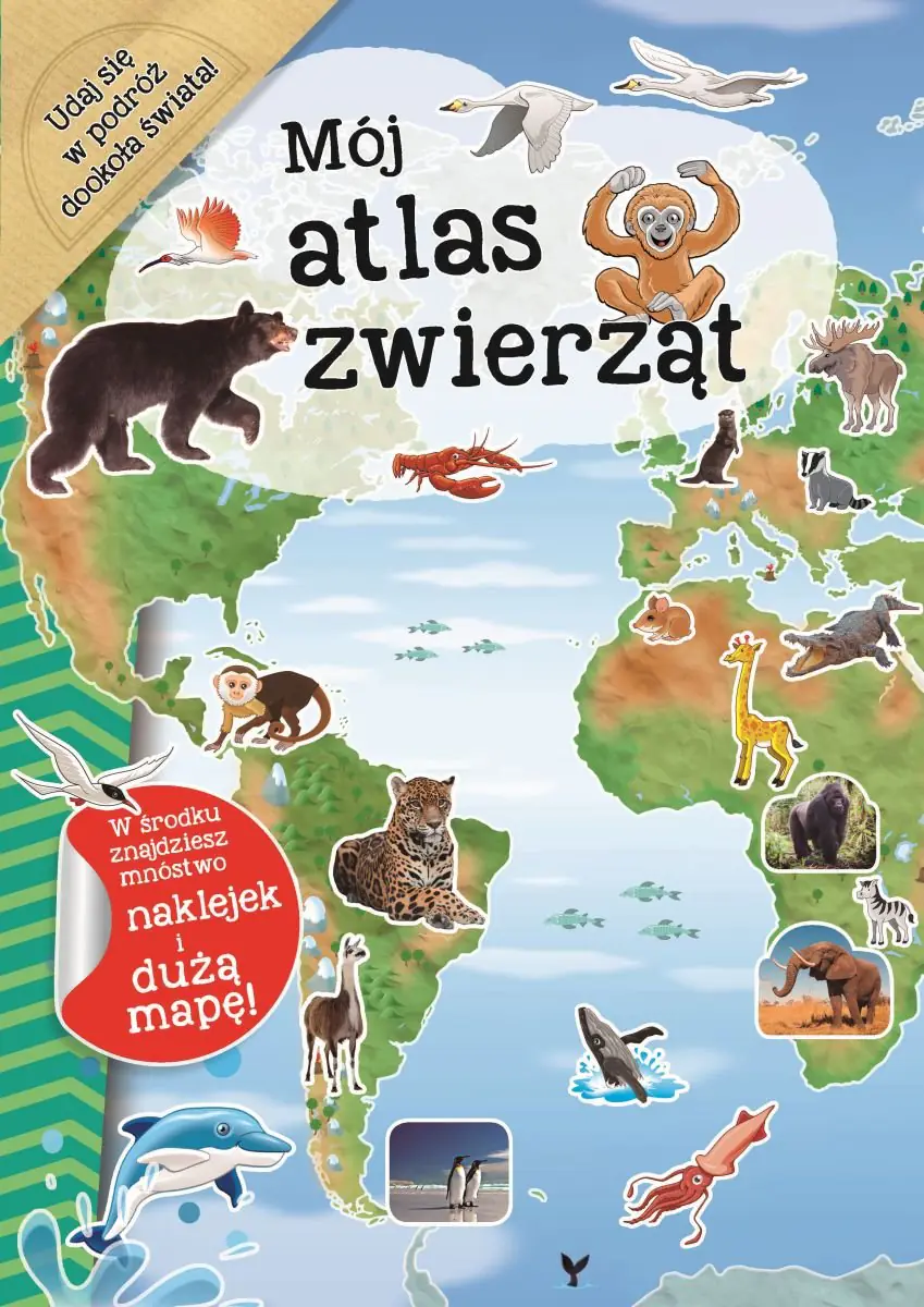 Książka - Mój atlas zwierząt