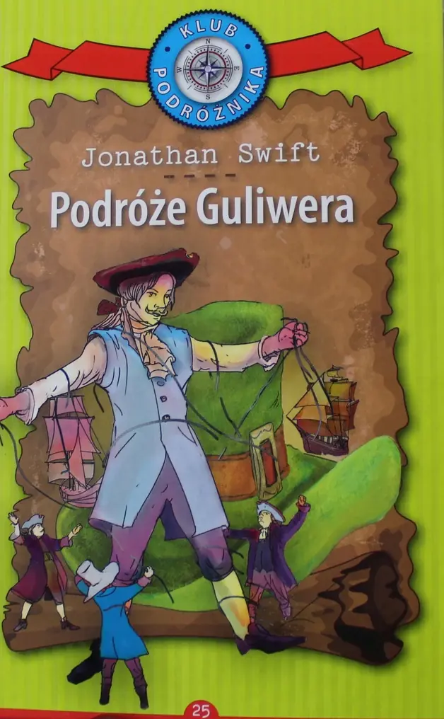Książka - Podróże Guliwera. Kolekcja: Klub Podróżnika. Tom 25