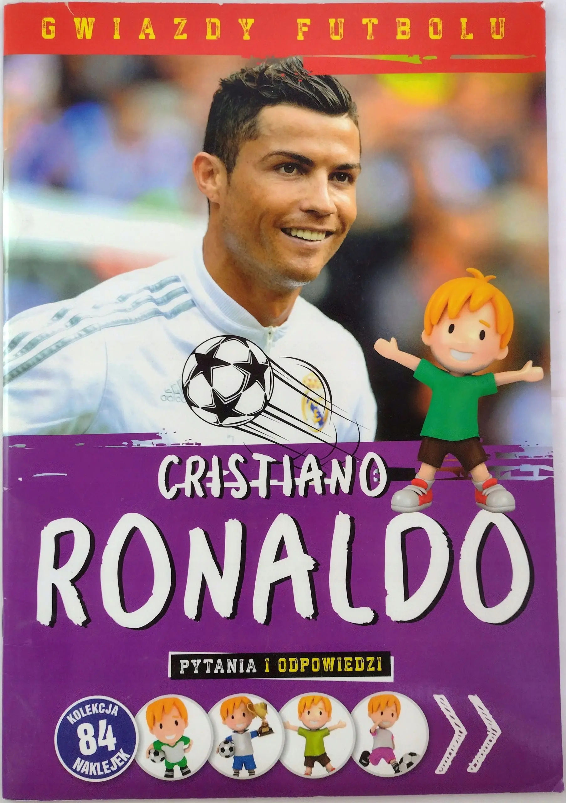 Książka - Cristiano Ronaldo. Piłka nożna z nalepkami