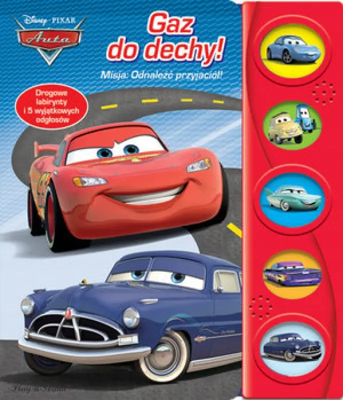 Książka - Disney Pixar Auta. Gaz do dechy! Misja: Odnaleźć przyjaciół!
