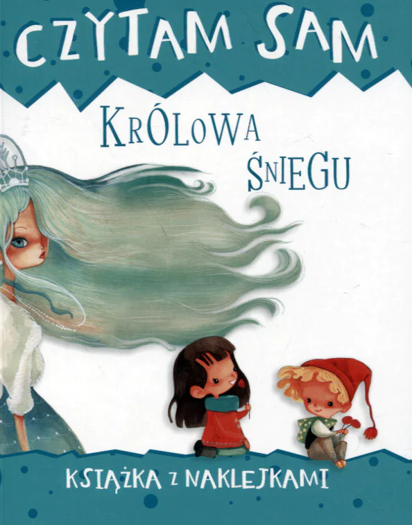 Książka - Czytam sam Królowa Śniegu Książka z naklejkami