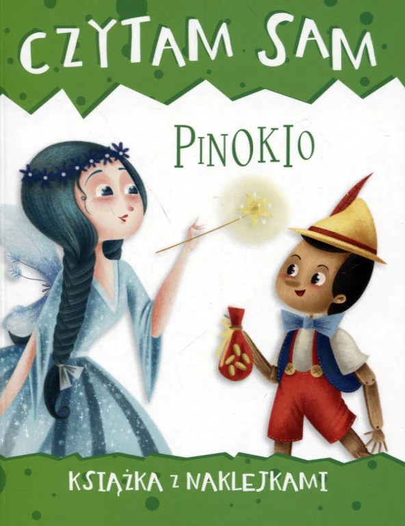 Książka - Czytam sam. Pinokio. Książka z naklejkami