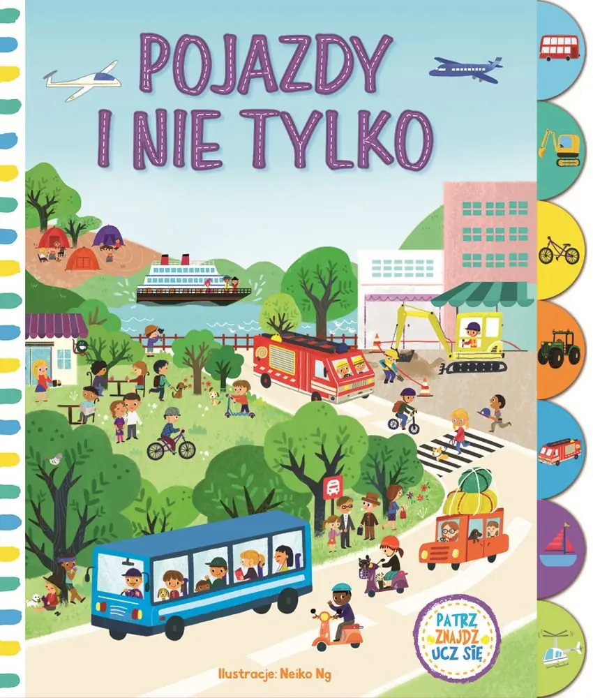 Książka - Patrz, znajdź, ucz się. Pojazdy i nie tylko