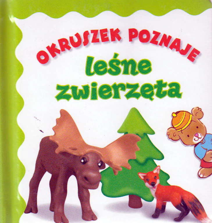 Książka - Okruszek poznaje - leśne zwierzęta wyd.2017