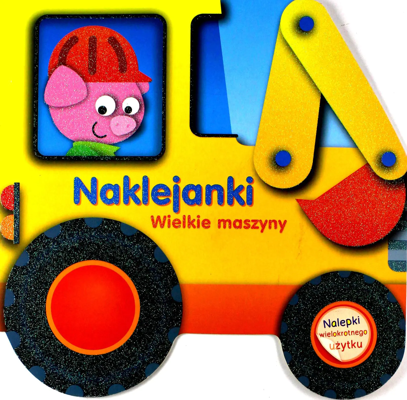 Książka - Naklejanki. Wielkie maszyny