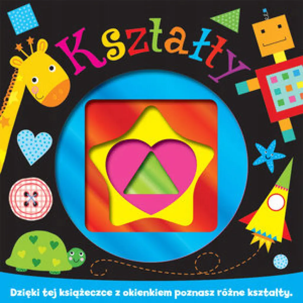 Książka - Kształty. Książeczka z okienkami