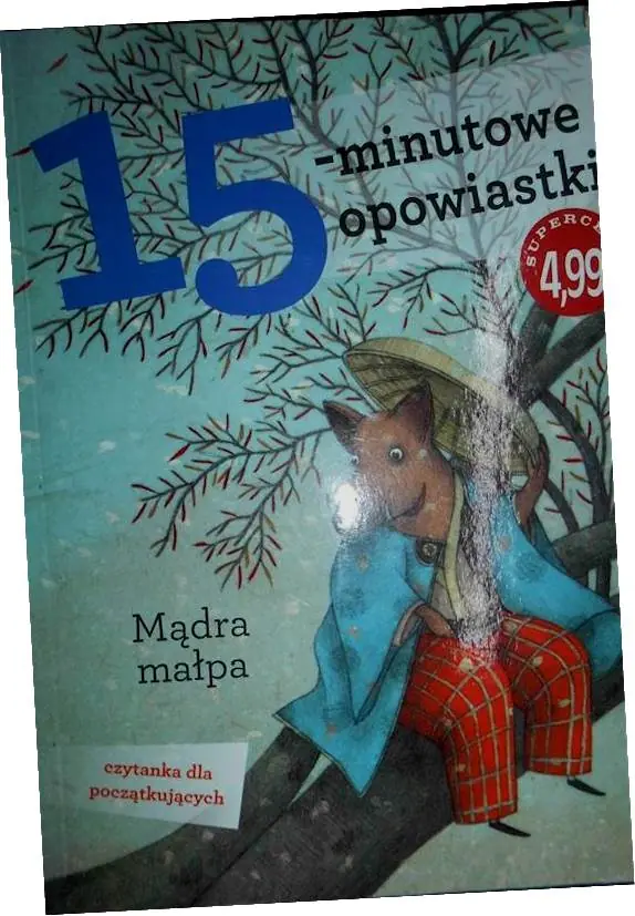 Książka - 15-minutowe opowiastki: Mądra małpa