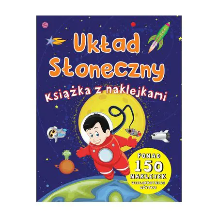 Książka - Układ słoneczny. Książka z naklejkami