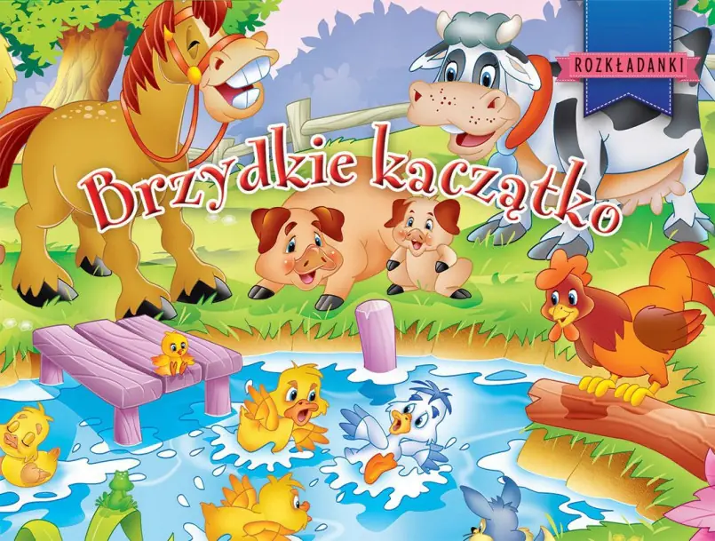Książka - Brzydkie kaczątko. Rozkładanki