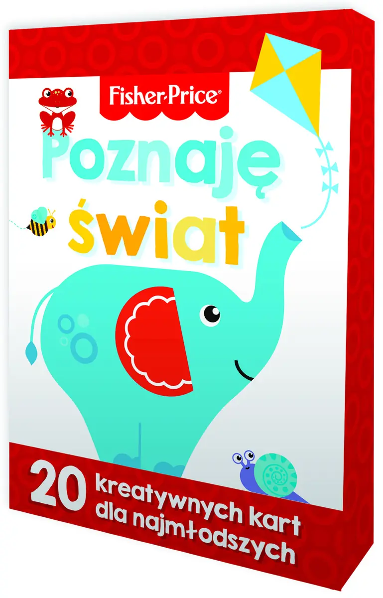 Książka - Poznaję świat. 20 kreatywnych kart dla najmłodszych