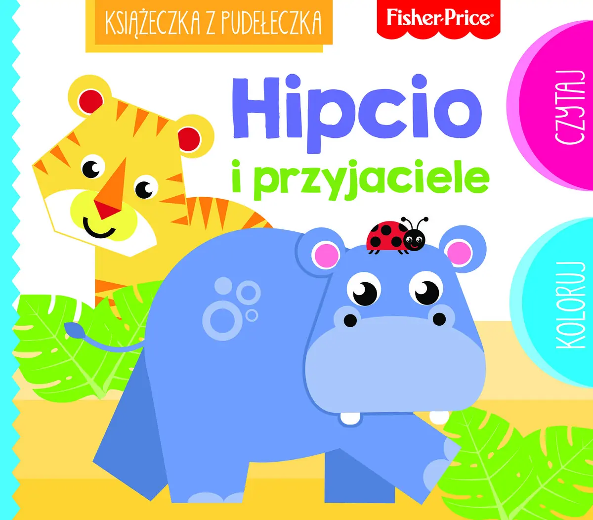 Książka - Książeczka z pudełeczka. Hipcio i przyjaciele