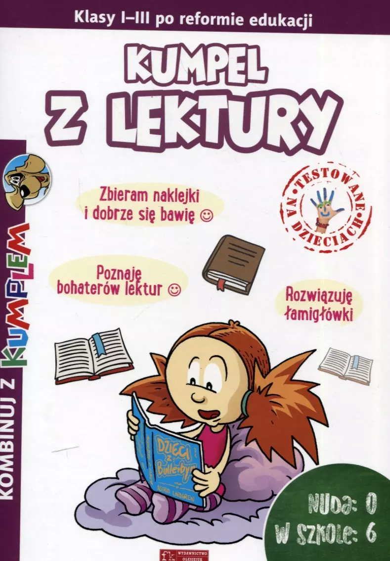 Książka - Kombinuj z Kumplem. Kumpel z lektury