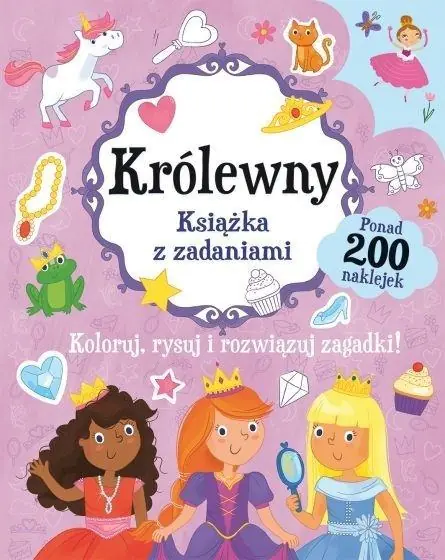 Książka - Królewny. Książka z zadaniami