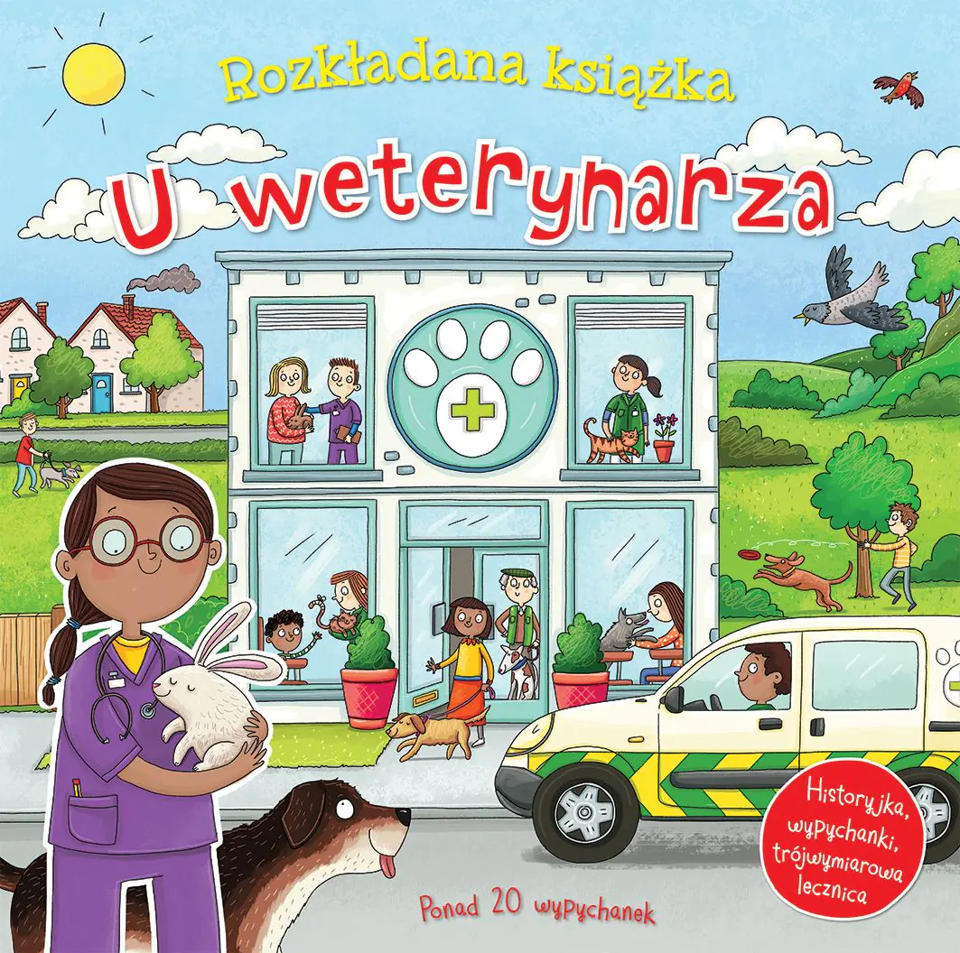 Książka - U weterynarza. Rozkładana książka
