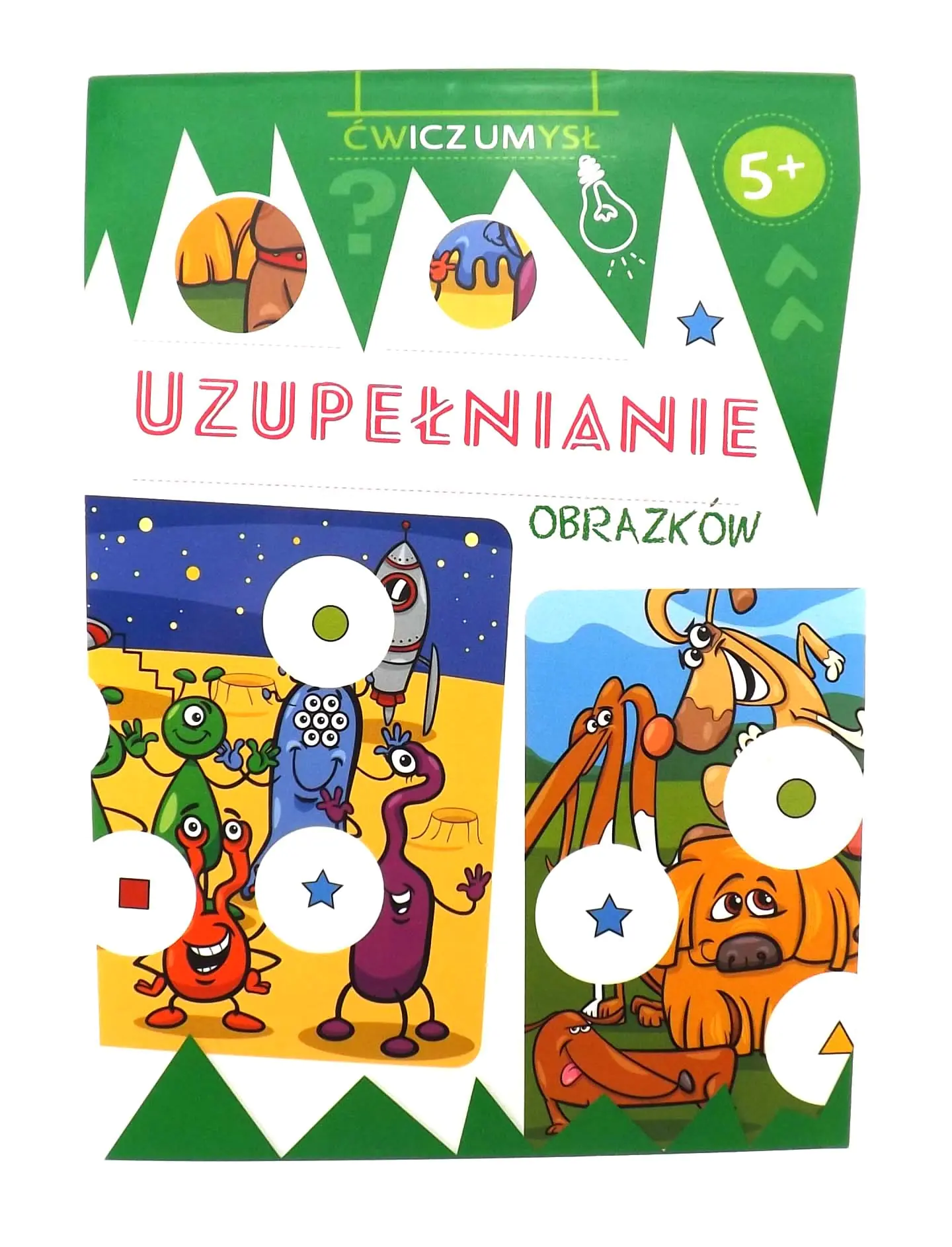 Książka - Ćwicz umysł. Uzupełnianie obrazków