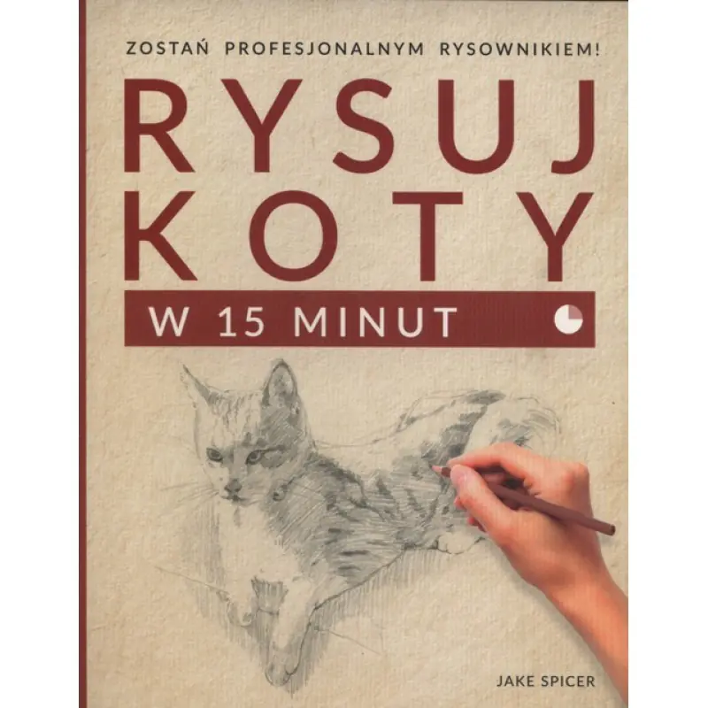 Książka - Rysuj koty w 15 minut