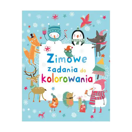 Zimowe zadania do kolorowania