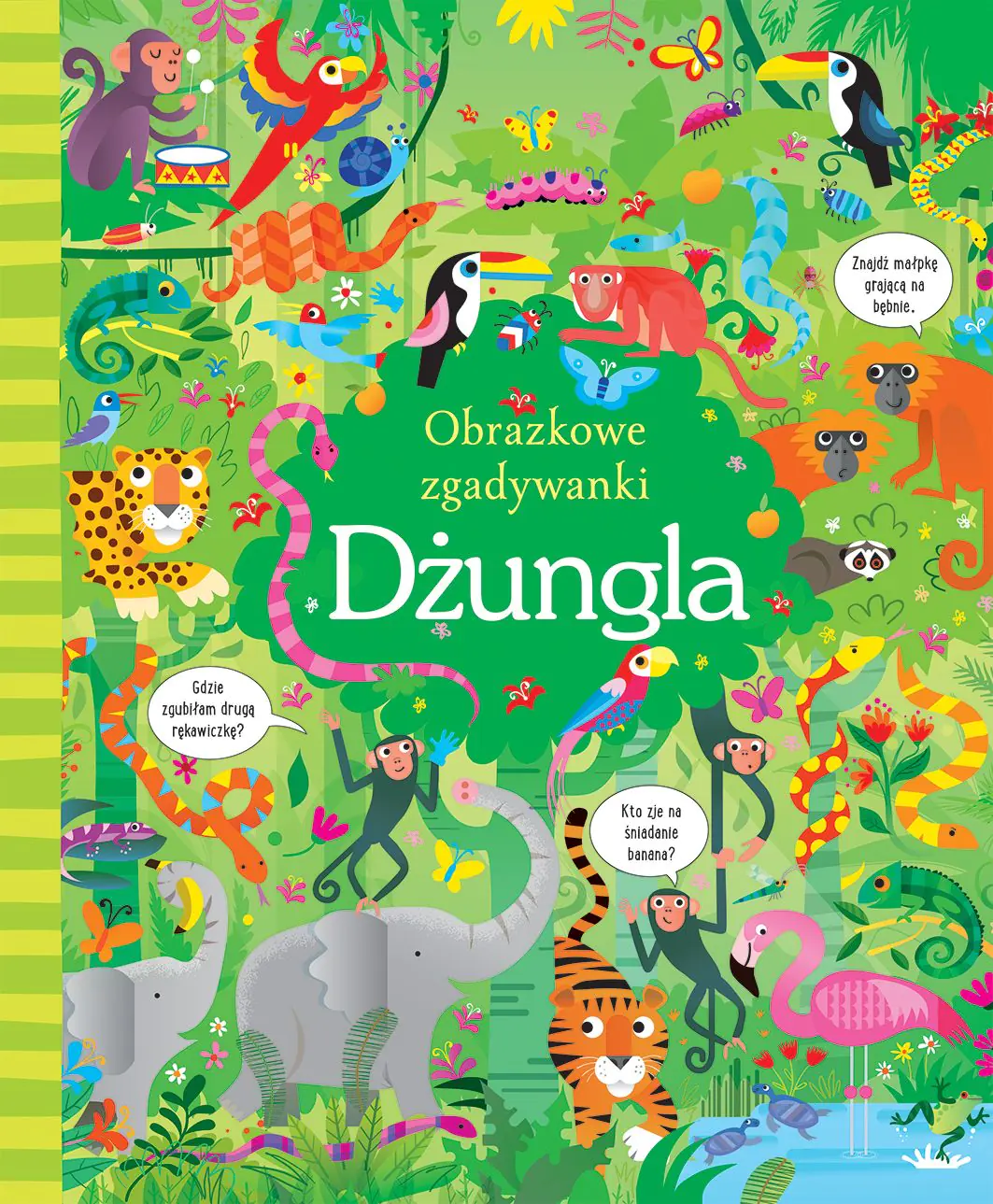 Książka - Dżungla Obrazkowe zgadywanki
