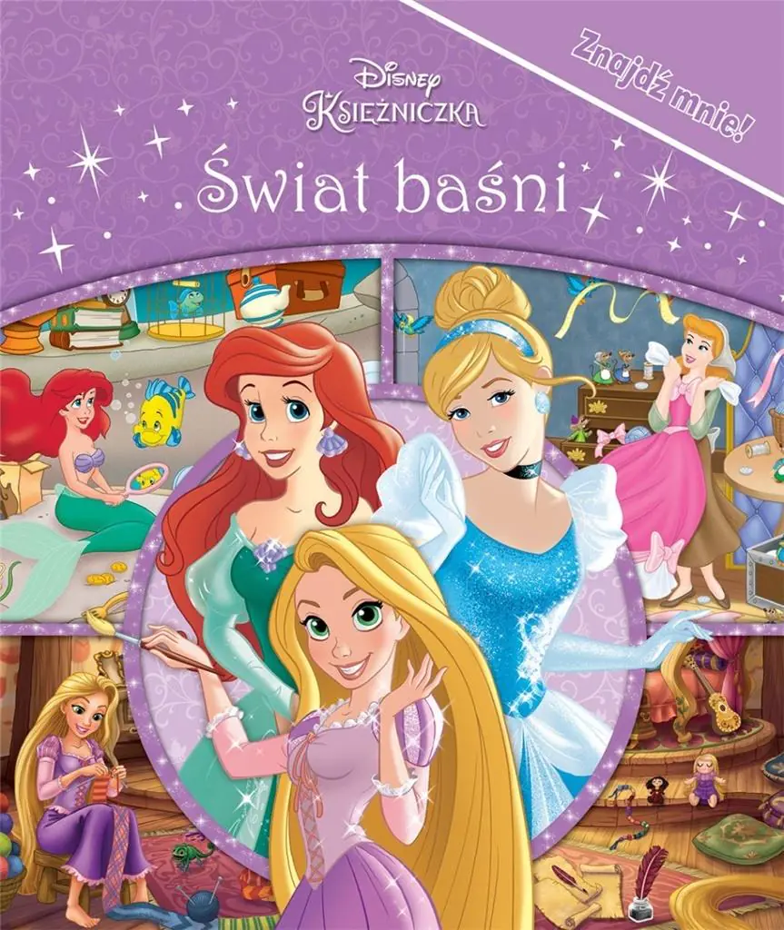 Książka - Świat baśni.Disney Księżniczki. Znajdź mnie!