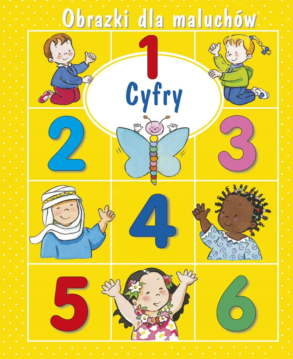 Książka - Obrazki dla maluchów. Cyfry