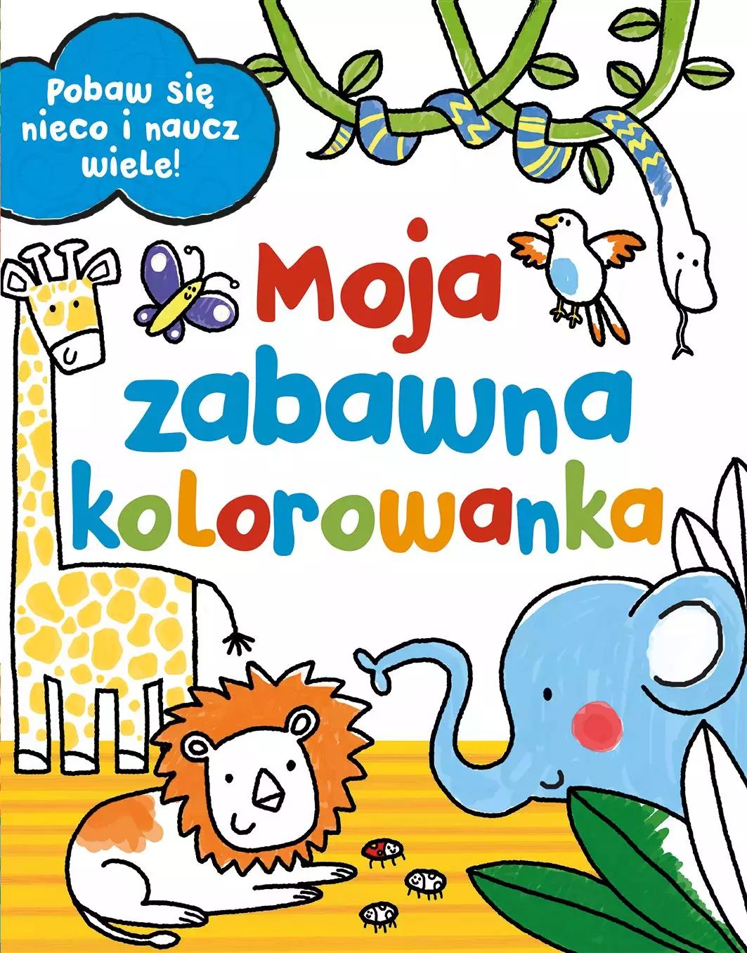 Książka - Moje zabawna kolorowanka